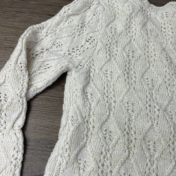 Cat & Jack Girls Cream and Gold Sweater Dress, size 14-16 - Picture 10 of 10